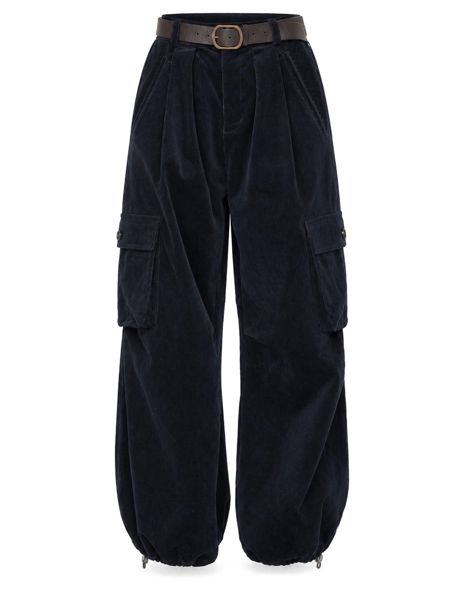 SEA NY Pantaloni in Velluto a Coste Navy