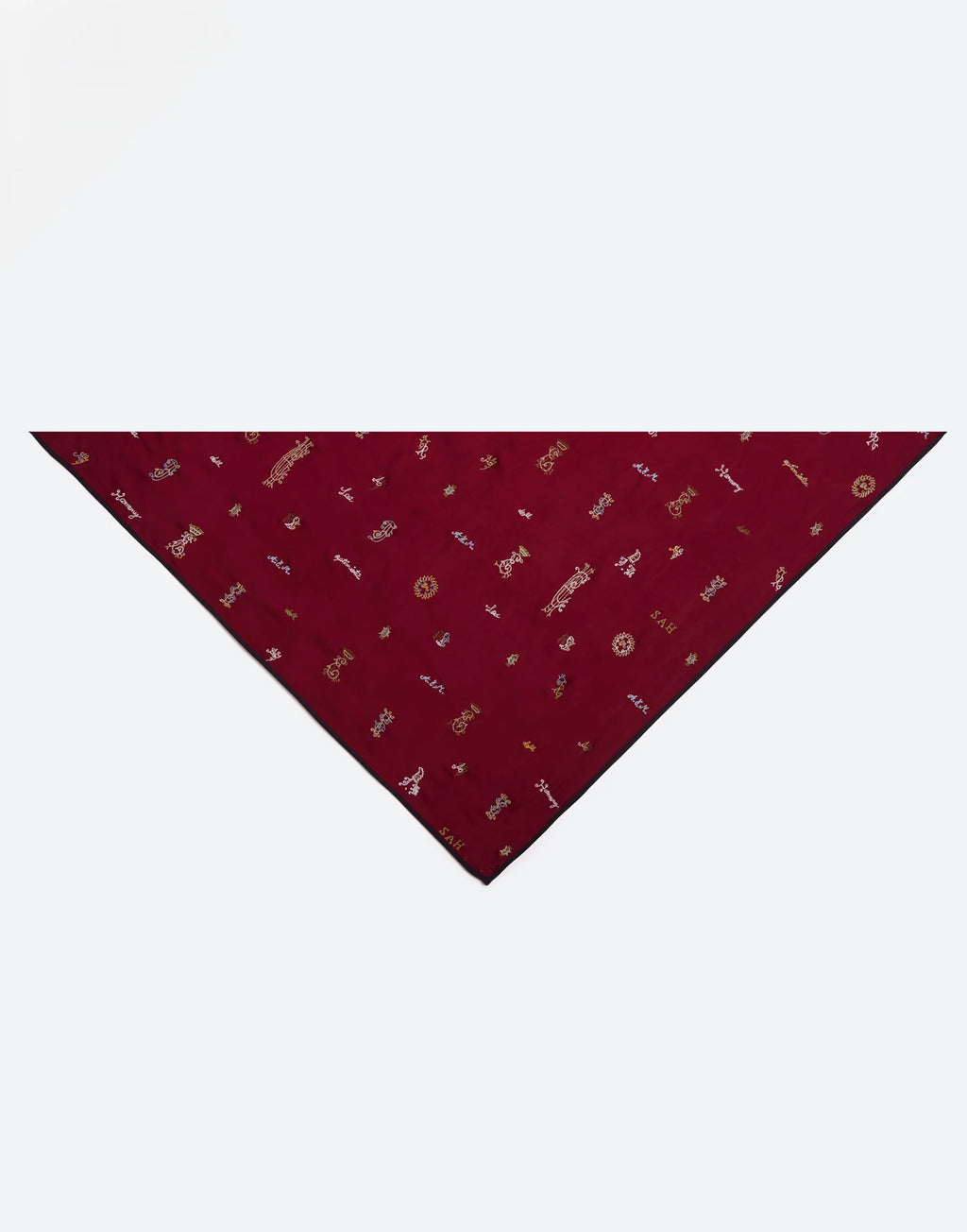 SEA NY Foulard Juliet Ricamato Bordeaux