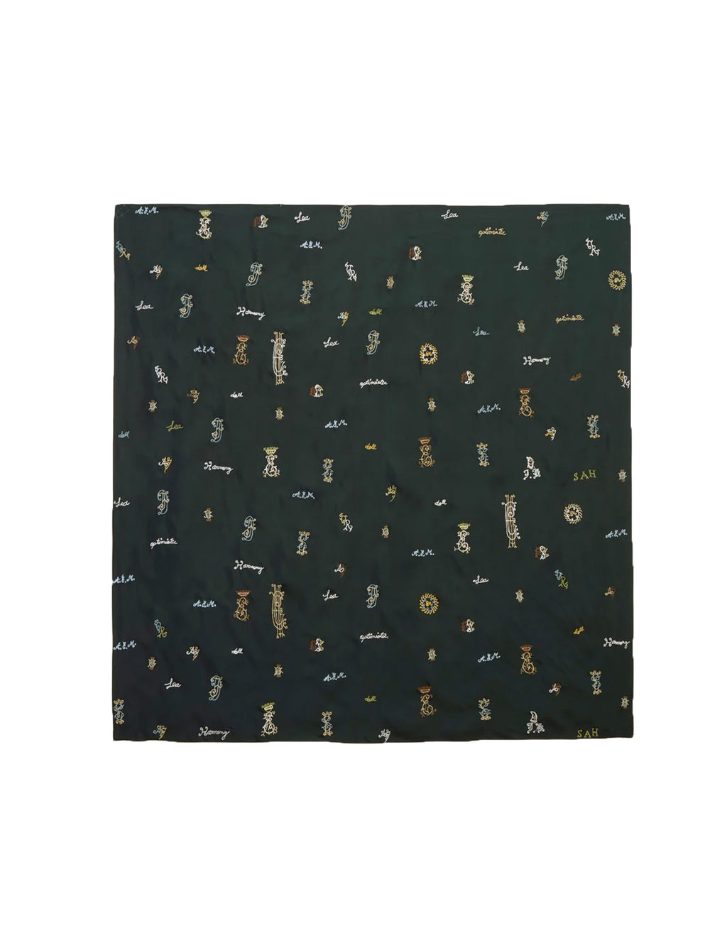 SEA NY Foulard Juliet Ricamato Verde