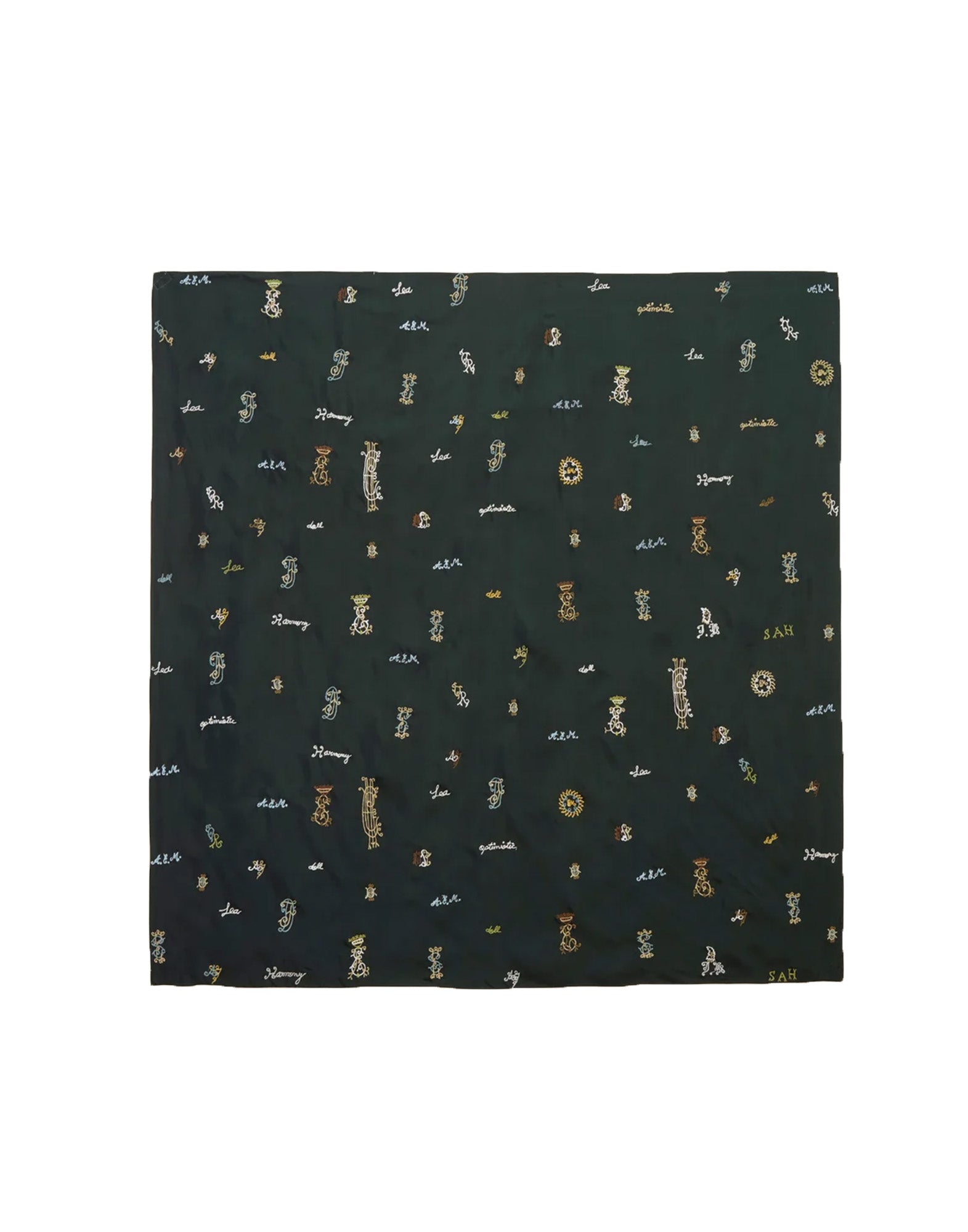 SEA NY Foulard Juliet Ricamato Verde