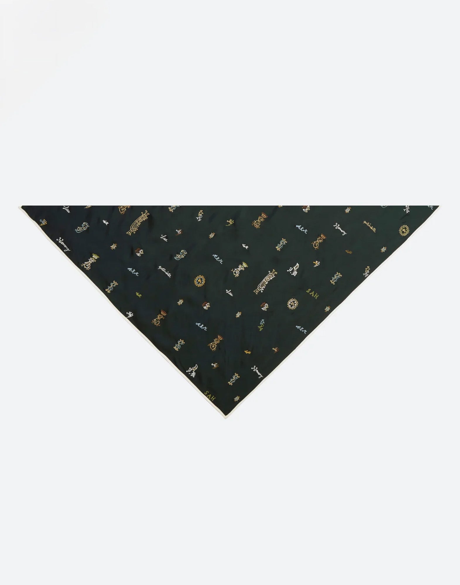 SEA NY Foulard Juliet Ricamato Verde