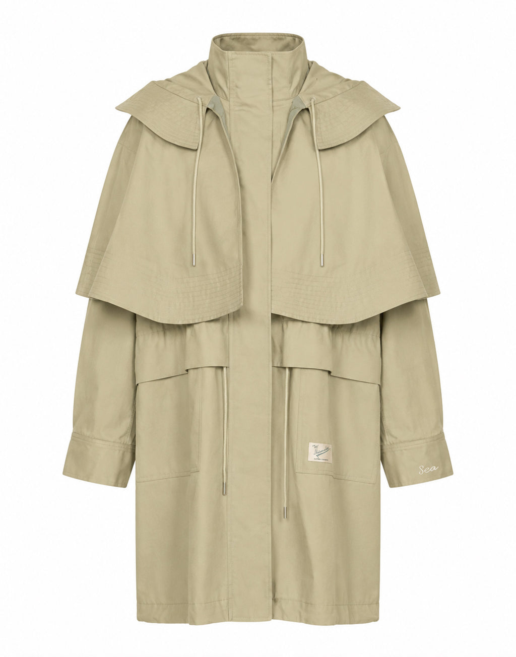 SEA NY Cappotto Workwear Taupe