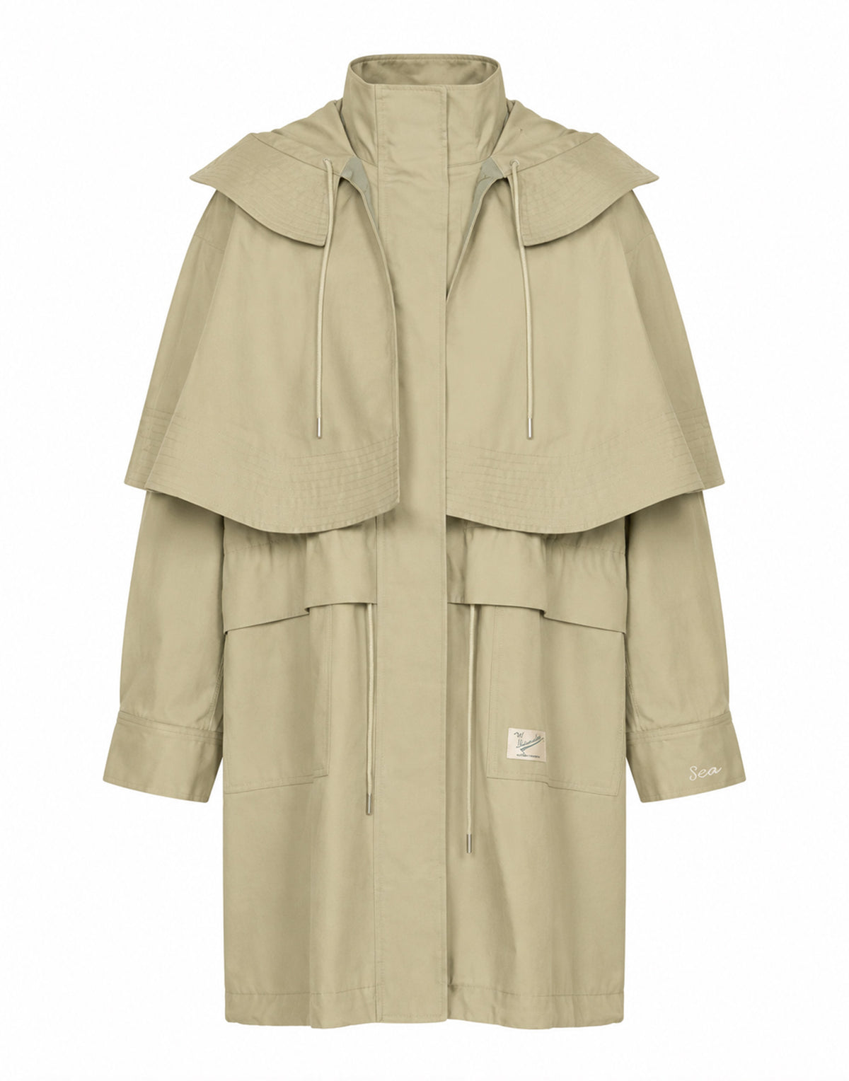 SEA NY Cappotto Workwear Taupe