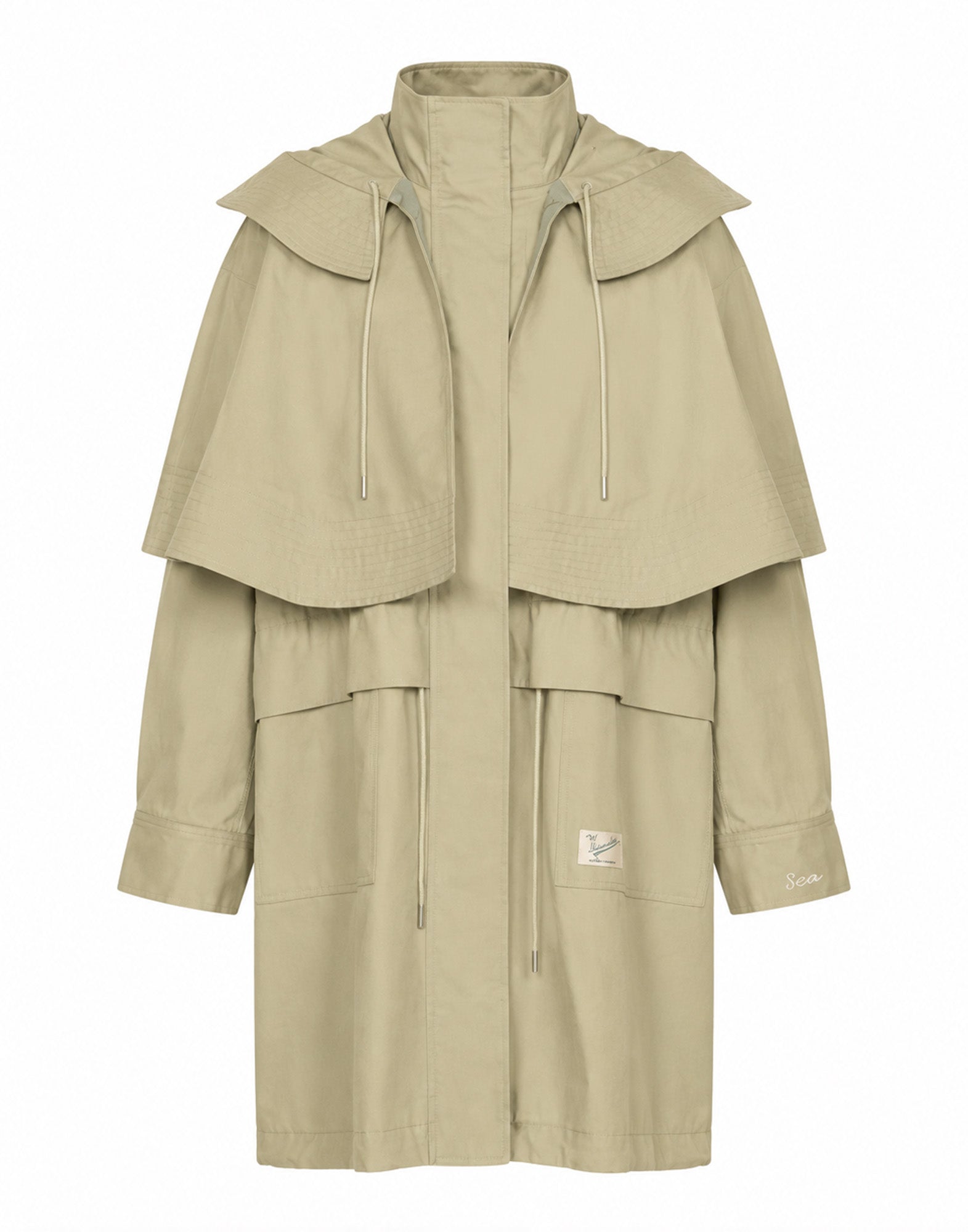 SEA NY Cappotto Workwear Taupe