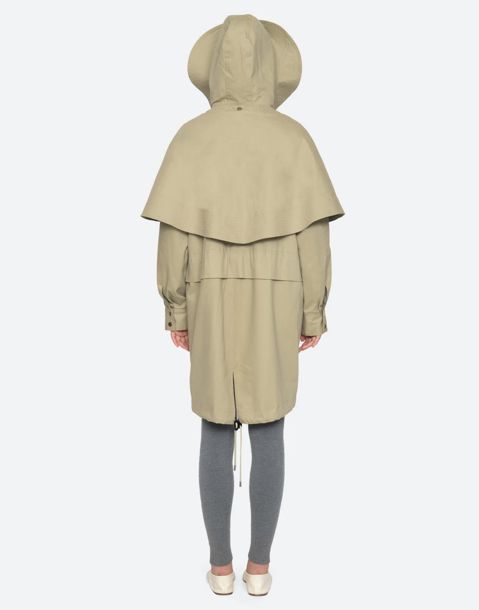 SEA NY Cappotto Workwear Taupe