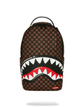 SPRAYGROUND Zaino SHARKS IN PARIS WTF BUBBLE BROWN CHECK