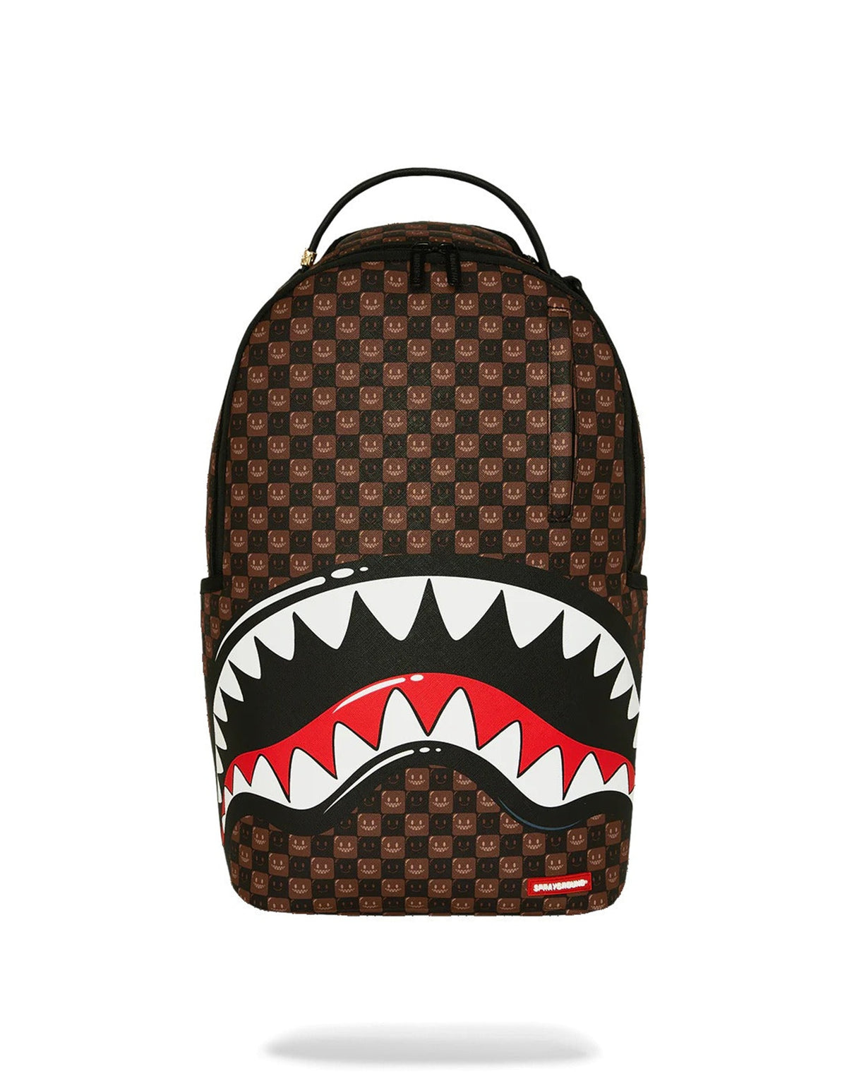SPRAYGROUND Zaino SHARKS IN PARIS WTF BUBBLE BROWN CHECK