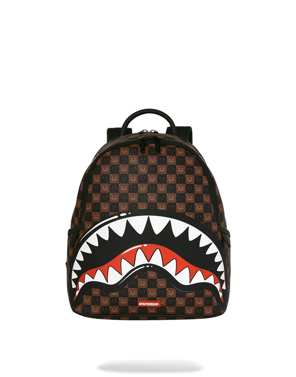 SPRAYGROUND Zaino SHARKS IN PARIS WTF BUBBLE BROWN CHECK SAVAGE