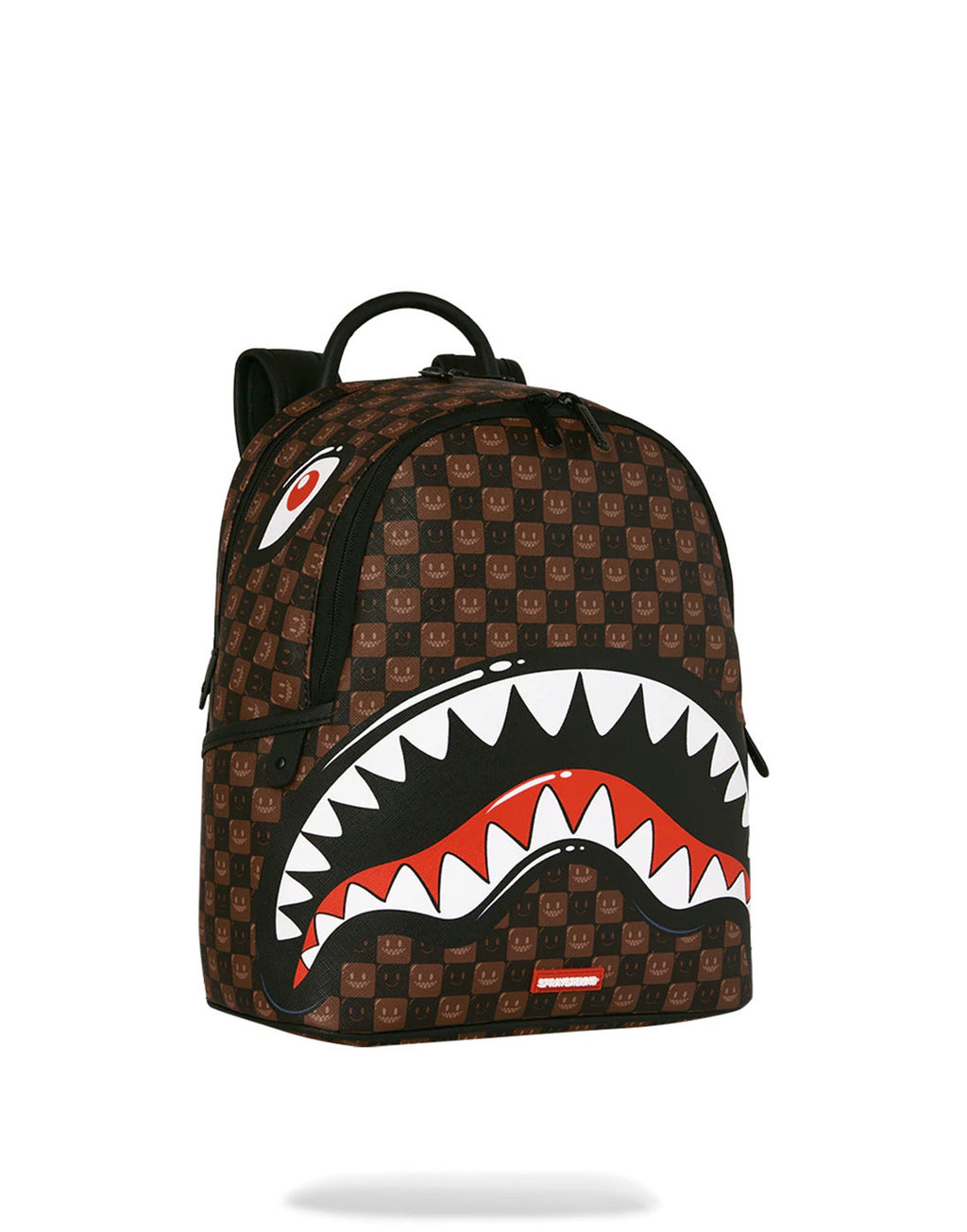 SPRAYGROUND Zaino SHARKS IN PARIS WTF BUBBLE BROWN CHECK SAVAGE