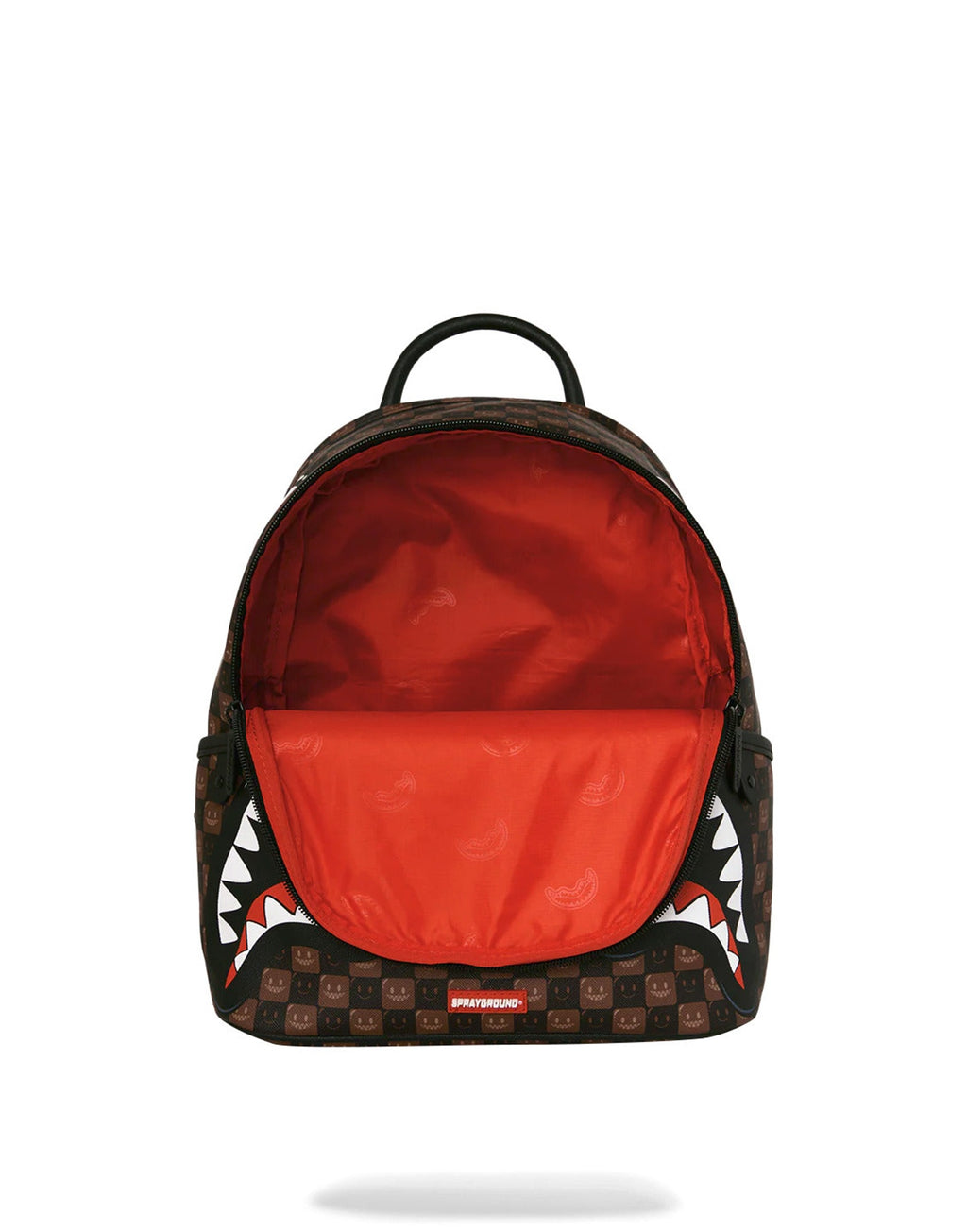 SPRAYGROUND Zaino SHARKS IN PARIS WTF BUBBLE BROWN CHECK SAVAGE
