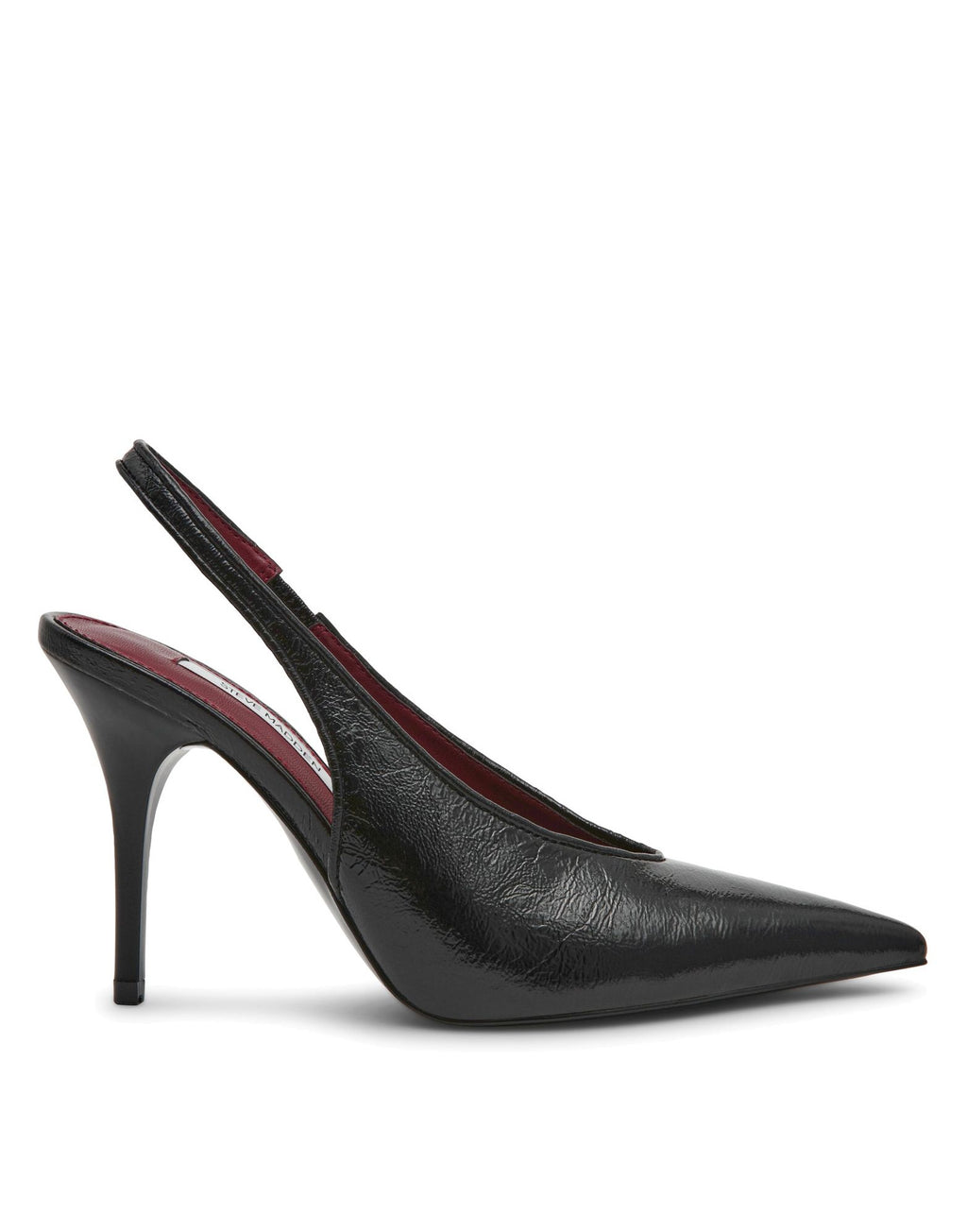 STEVE MADDEN Scarpe Slingback Andromeda a Punta Nero Pelle