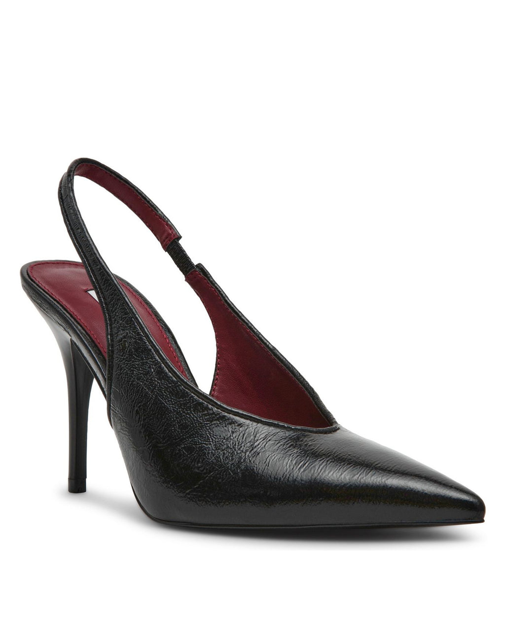 STEVE MADDEN Scarpe Slingback Andromeda a Punta Nero Pelle