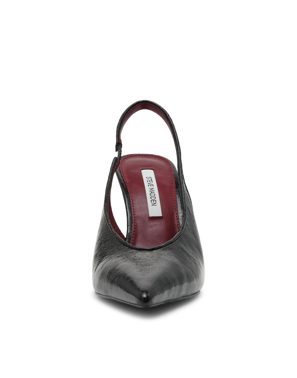 STEVE MADDEN Scarpe Slingback Andromeda a Punta Nero Pelle