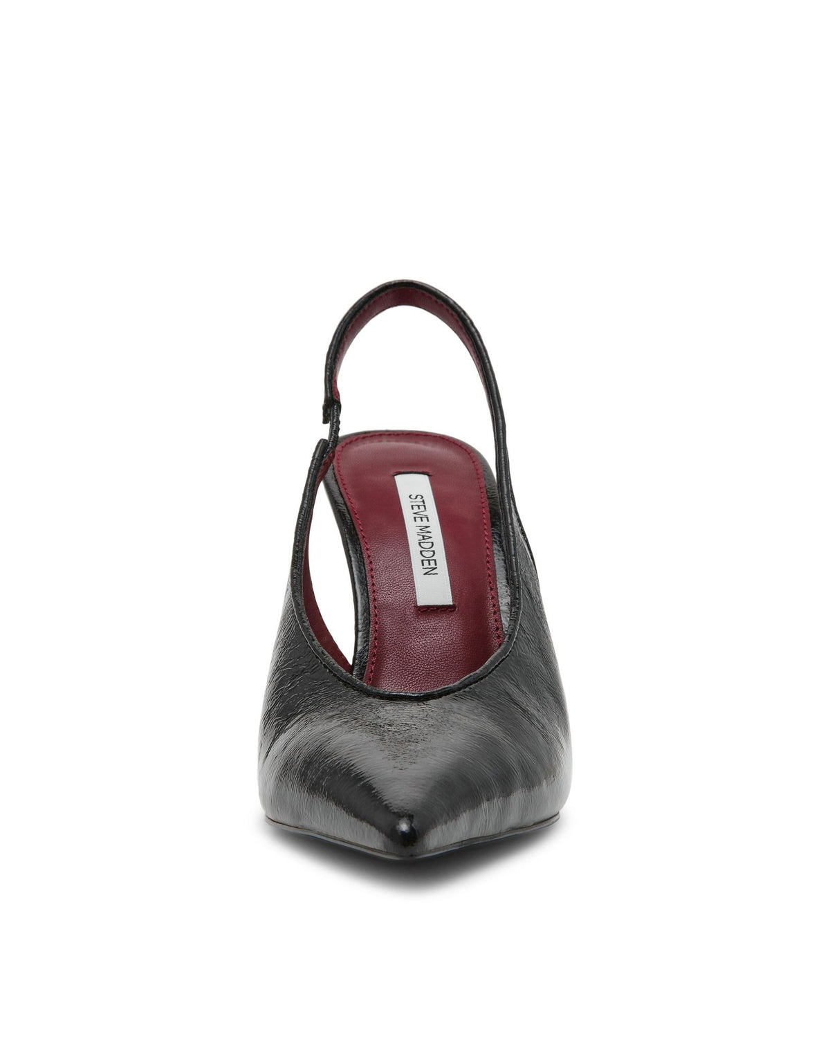 STEVE MADDEN Scarpe Slingback Andromeda a Punta Nero Pelle