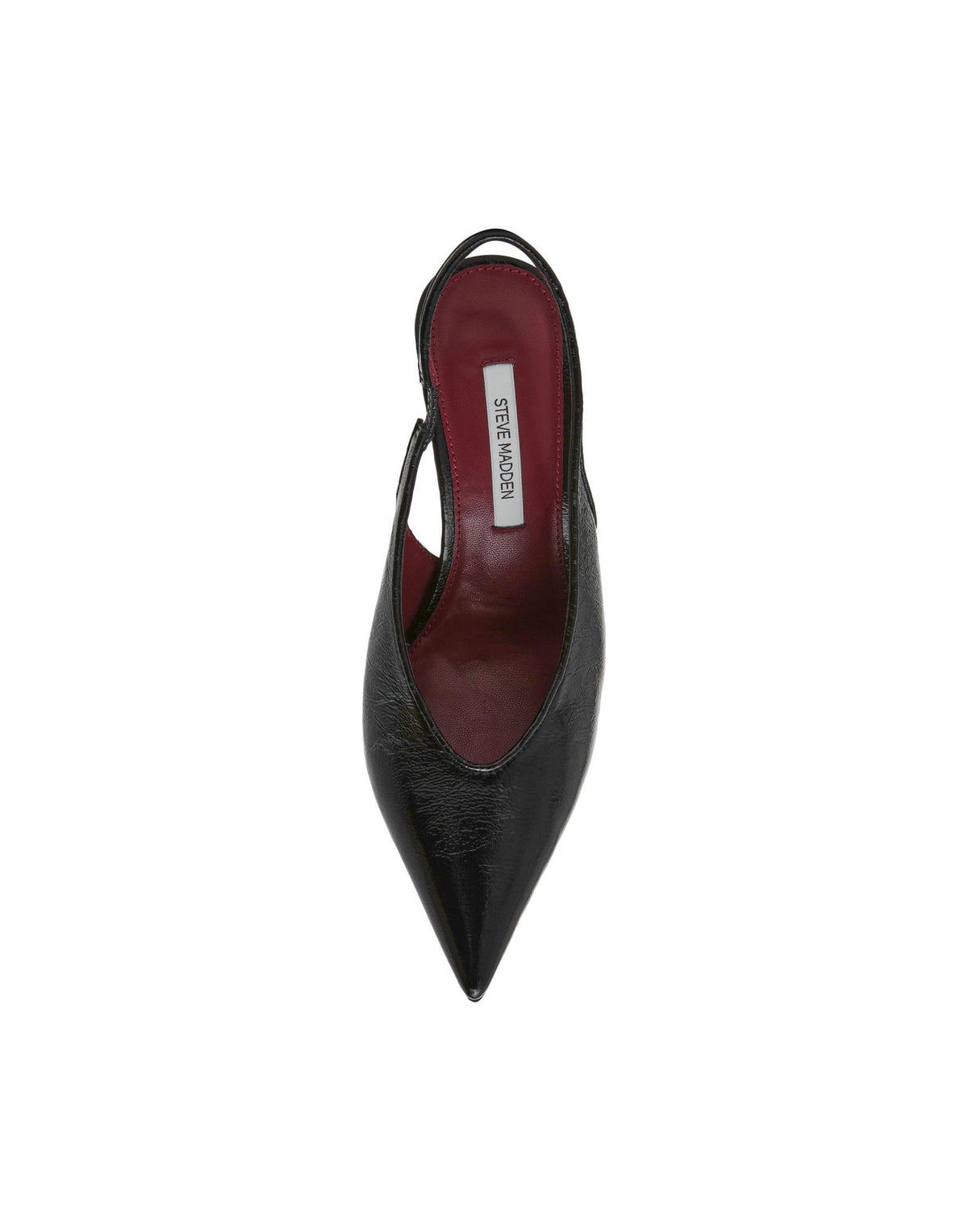STEVE MADDEN Scarpe Slingback Andromeda a Punta Nero Pelle