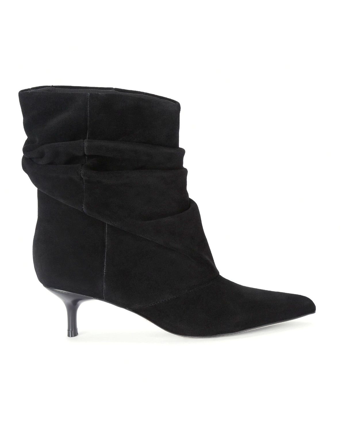 STEVE MADDEN Stivaletti Flux con Tacco Nero Suede