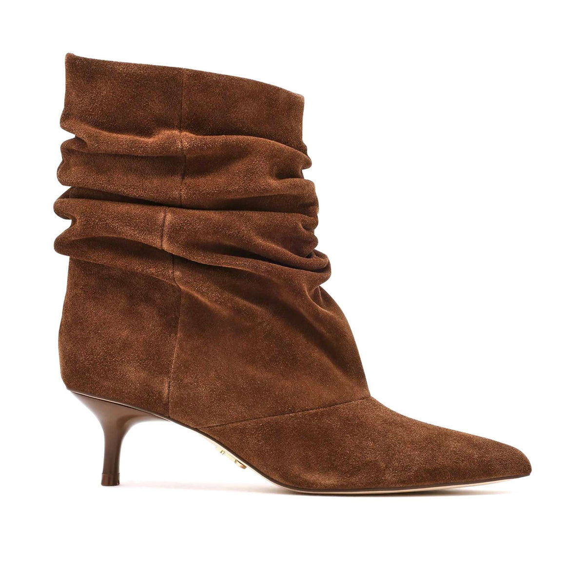STEVE MADDEN Stivaletti Flux con Tacco Chestnut Suede