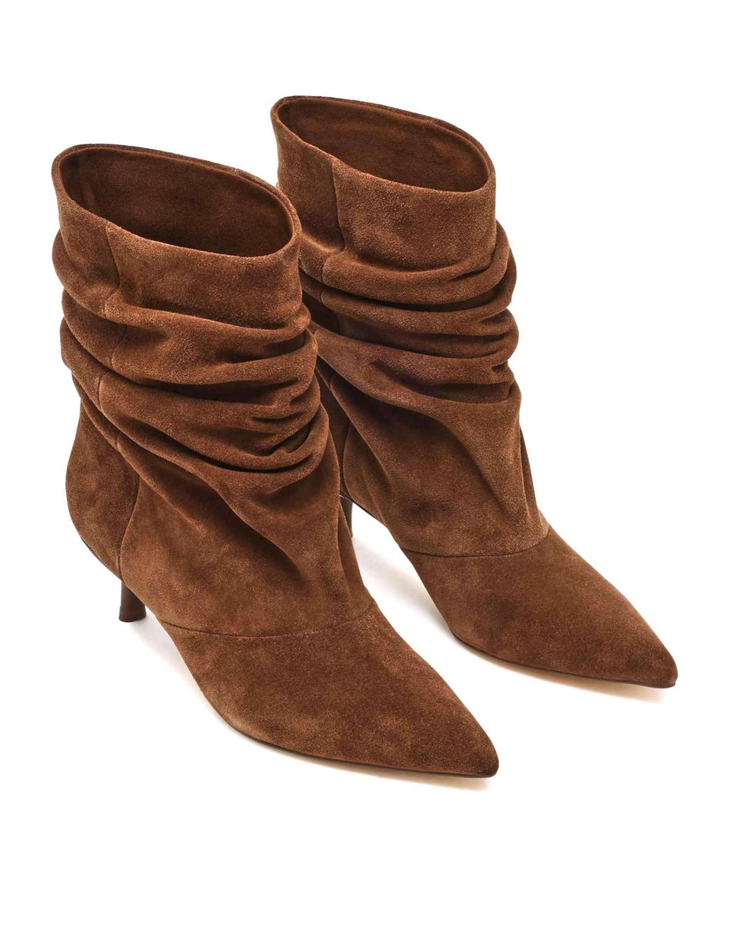 STEVE MADDEN Stivaletti Flux con Tacco Chestnut Suede