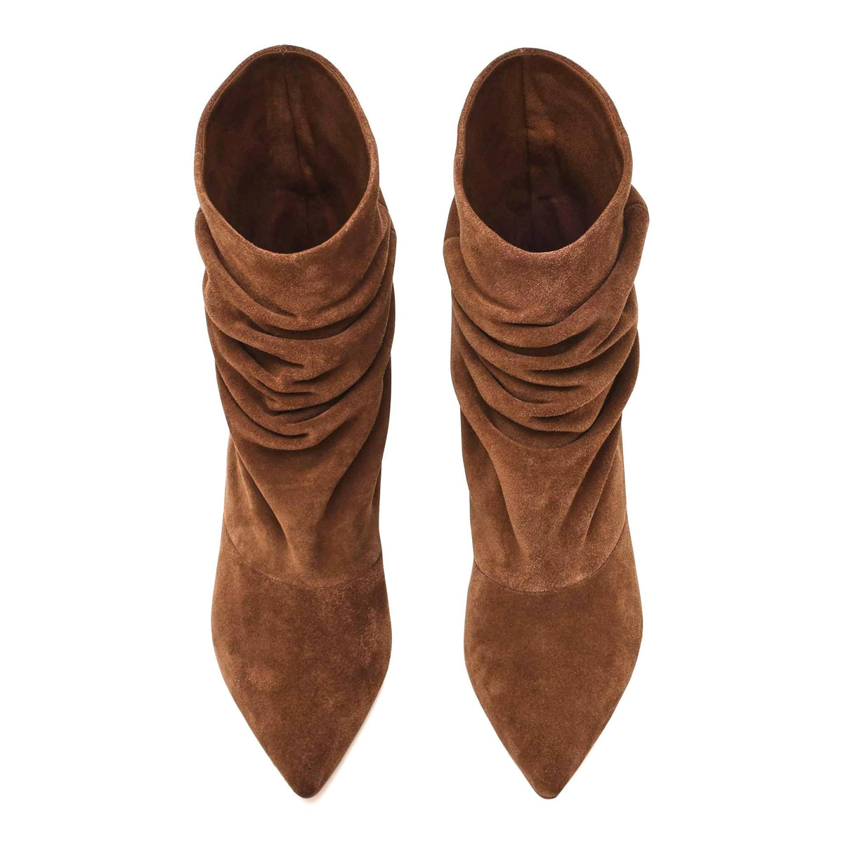 STEVE MADDEN Stivaletti Flux con Tacco Chestnut Suede