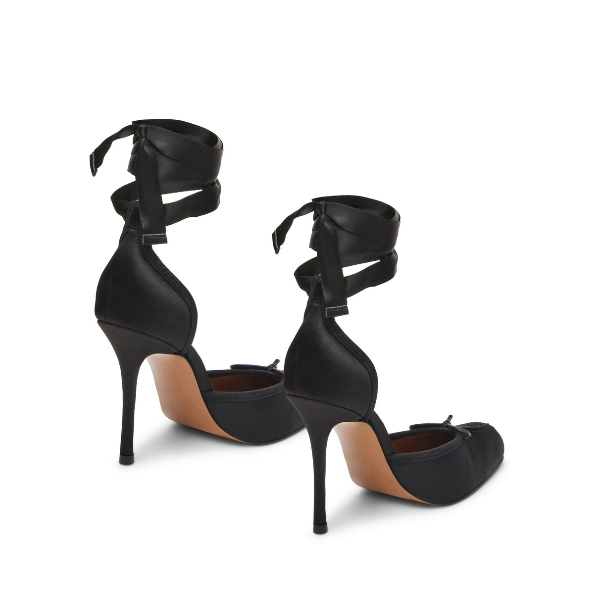 STEVE MADDEN Sandali Larina con Cinturino Nero Satin