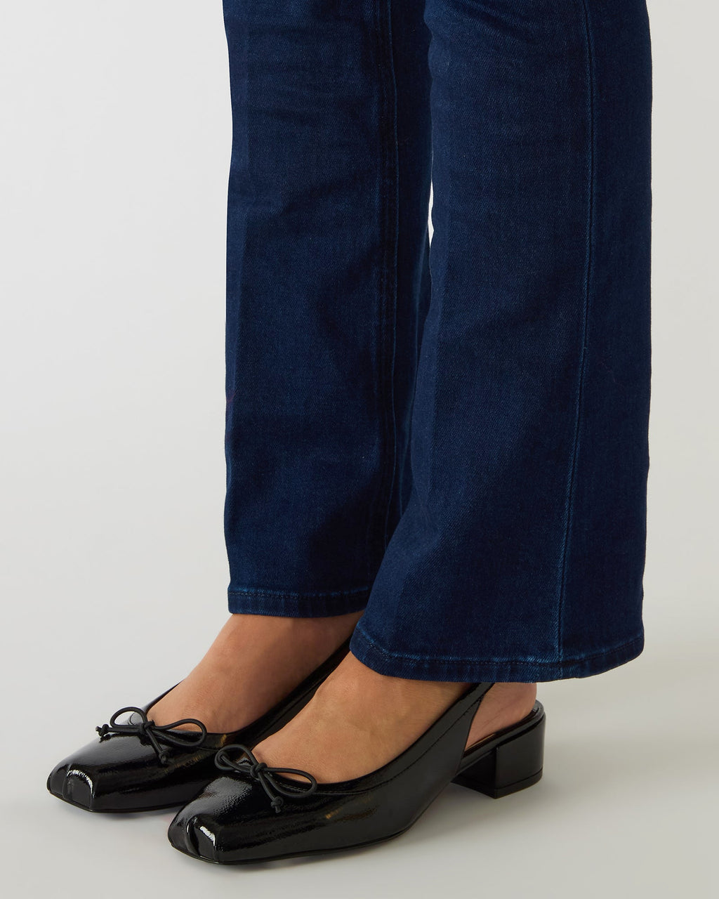 STEVE MADDEN Scarpe Slingback Loved con Fiocco Nero Vernice