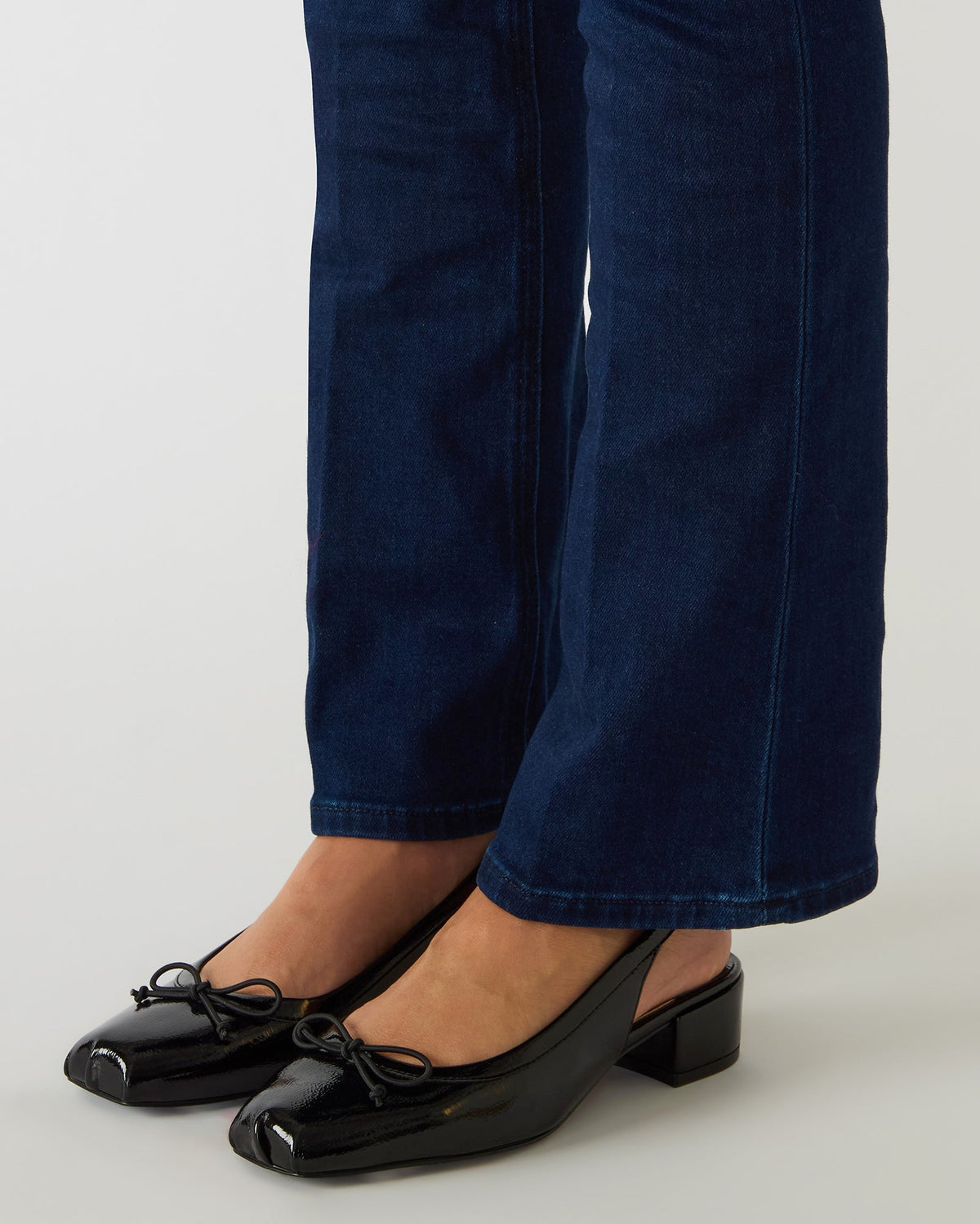 STEVE MADDEN Scarpe Slingback Loved con Fiocco Nero Vernice