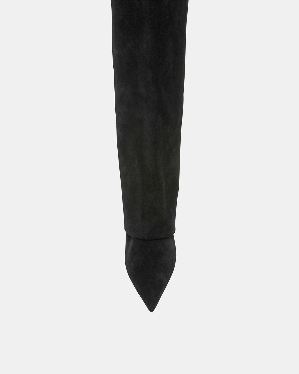 STEVE MADDEN Stivali Luca a Punta con Tacco Nero Suede