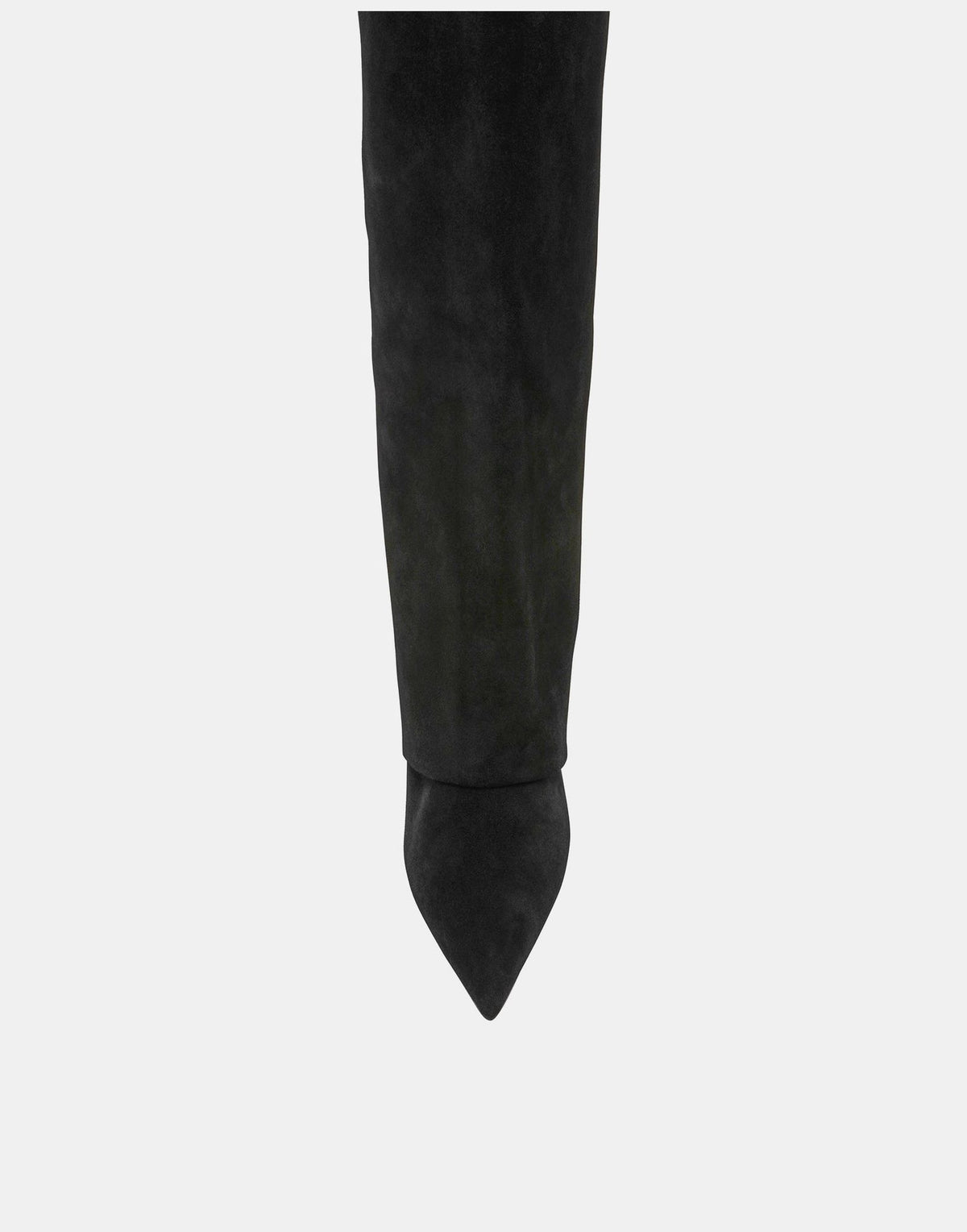 STEVE MADDEN Stivali Luca a Punta con Tacco Nero Suede