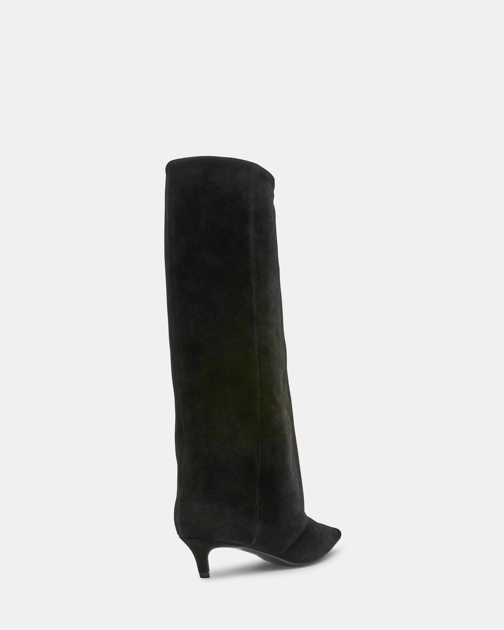 STEVE MADDEN Stivali Luca a Punta con Tacco Nero Suede