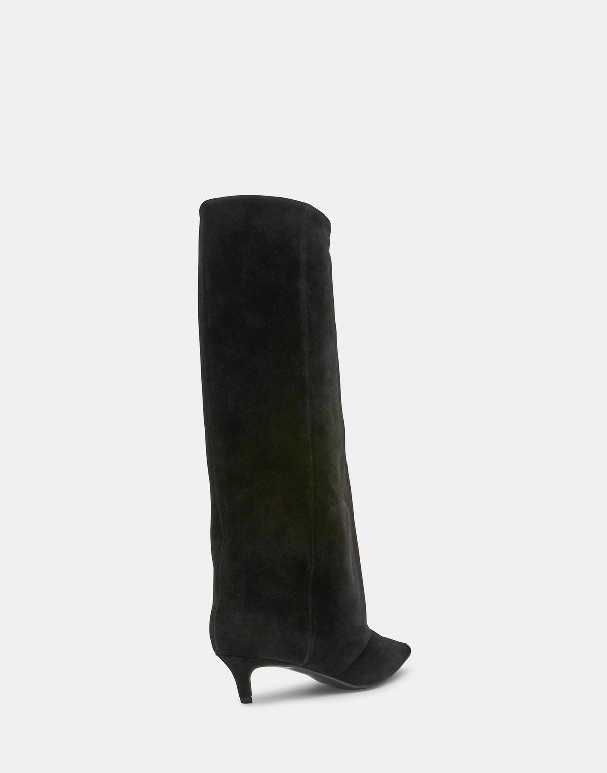 STEVE MADDEN Stivali Luca a Punta con Tacco Nero Suede