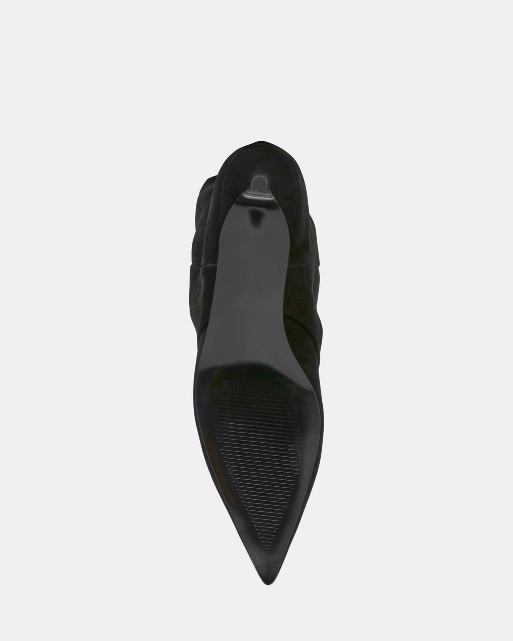 STEVE MADDEN Stivali Luca a Punta con Tacco Nero Suede
