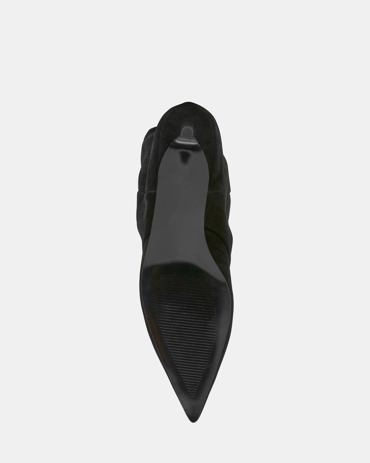 STEVE MADDEN Stivali Luca a Punta con Tacco Nero Suede
