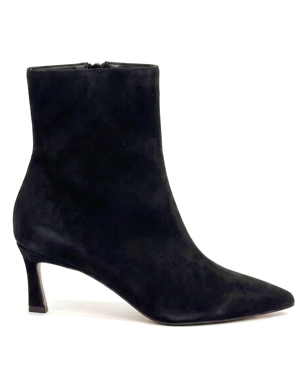 STEVE MADDEN Stivaletti Lulah a Punta con Tacco Nero Suede