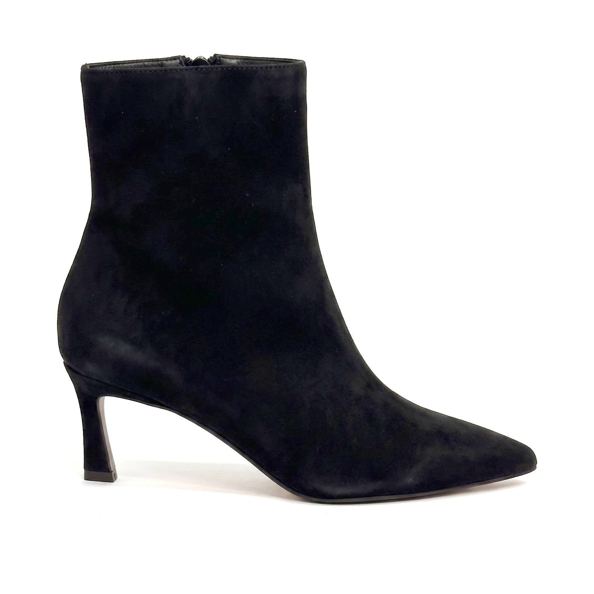 STEVE MADDEN Stivaletti Lulah a Punta con Tacco Nero Suede