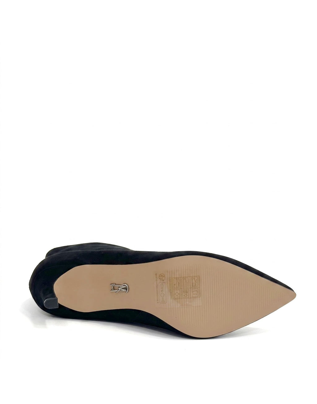 STEVE MADDEN Stivaletti Lulah a Punta con Tacco Nero Suede