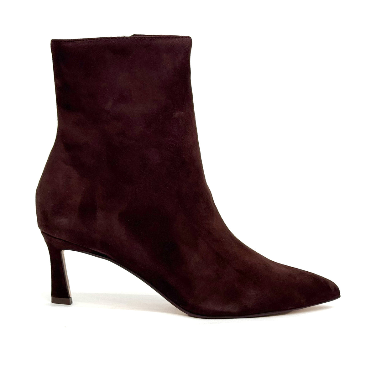 STEVE MADDEN Stivaletti Lulah a Punta con Tacco Ground Coffee Suede