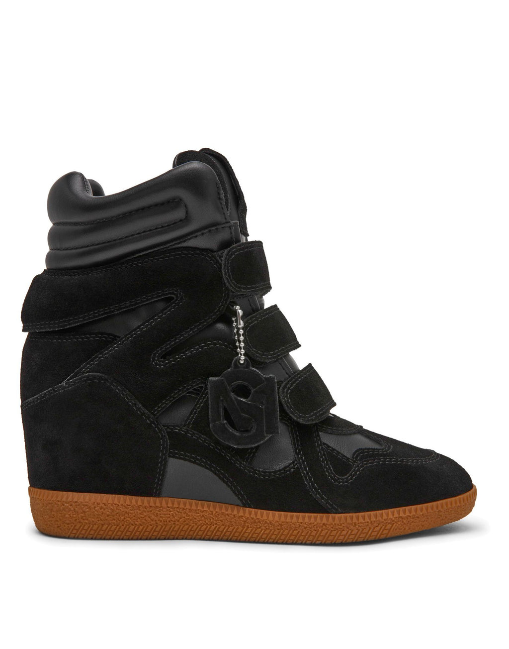 STEVE MADDEN Sneakers Mavis con Strappi Nero Suede