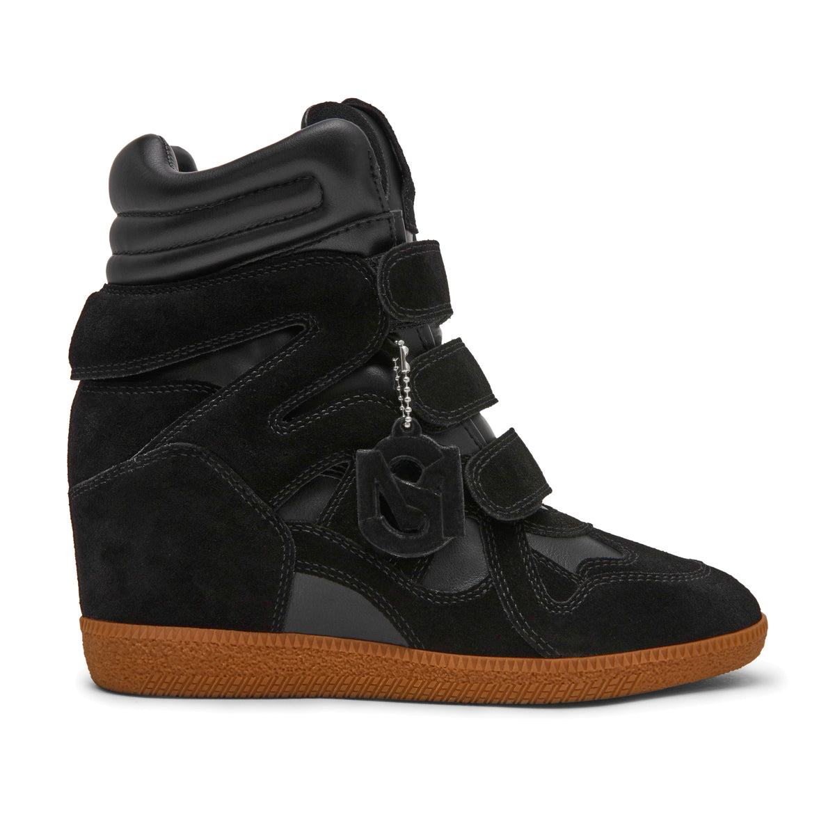 STEVE MADDEN Sneakers Mavis con Strappi Nero Suede
