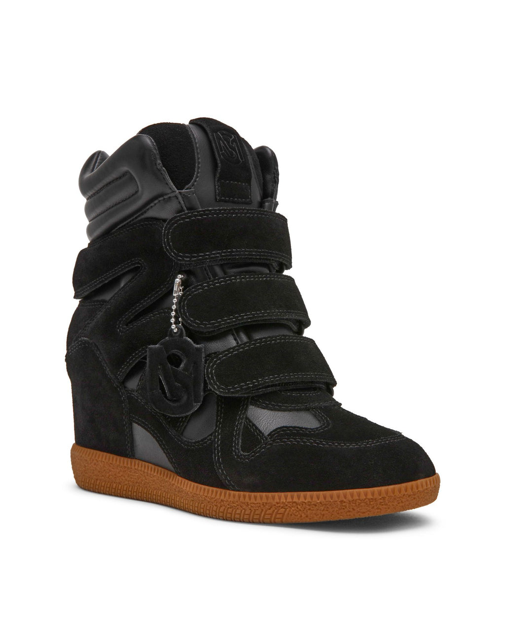 STEVE MADDEN Sneakers Mavis con Strappi Nero Suede
