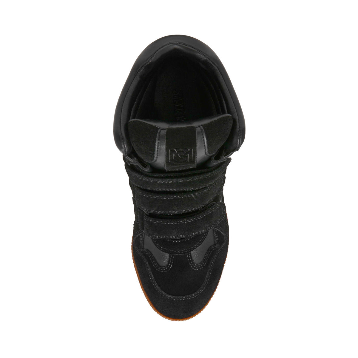 STEVE MADDEN Sneakers Mavis con Strappi Nero Suede