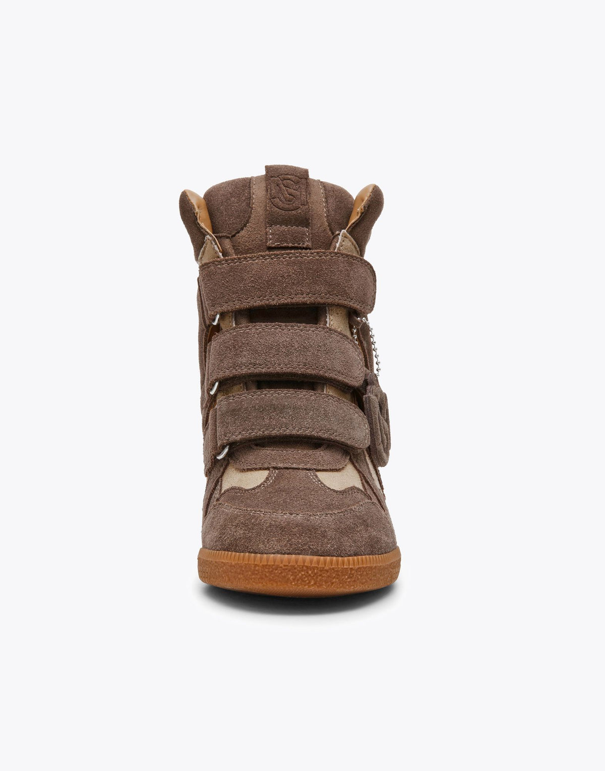 STEVE MADDEN Sneakers Mavis con Strappi Taupe Suede