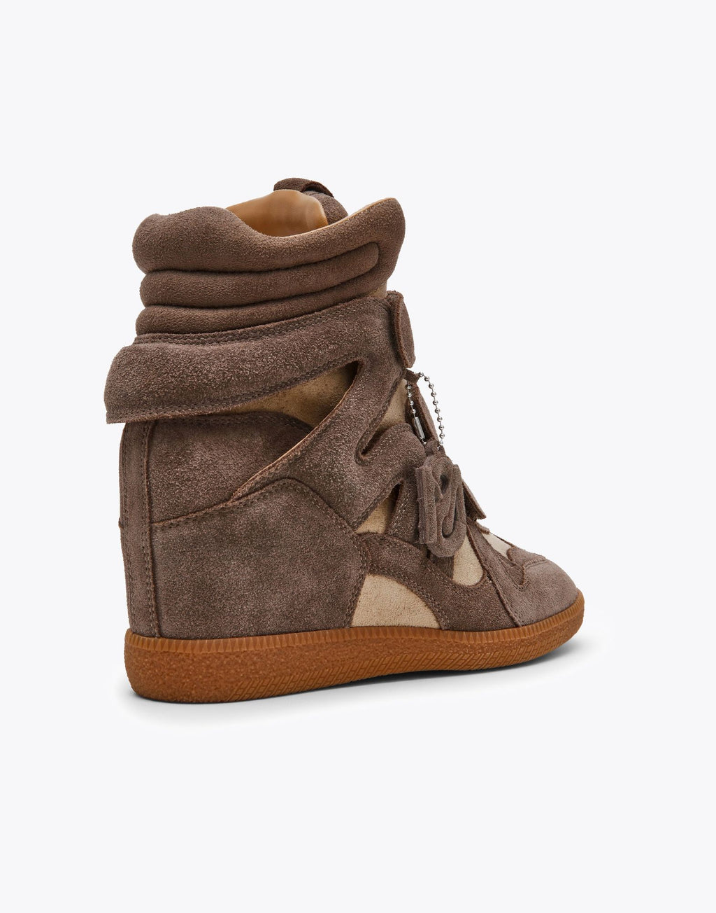 STEVE MADDEN Sneakers Mavis con Strappi Taupe Suede