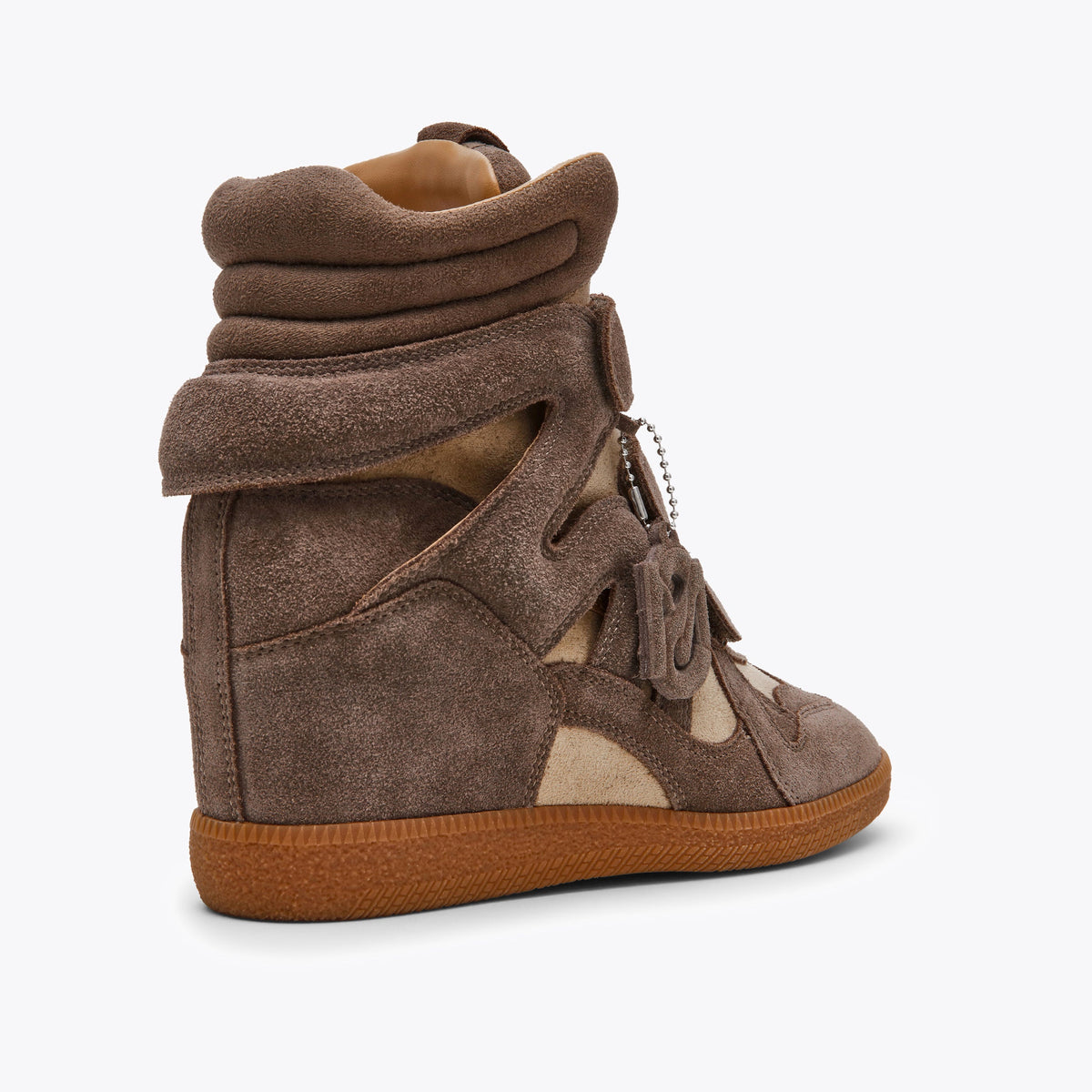 STEVE MADDEN Sneakers Mavis con Strappi Taupe Suede