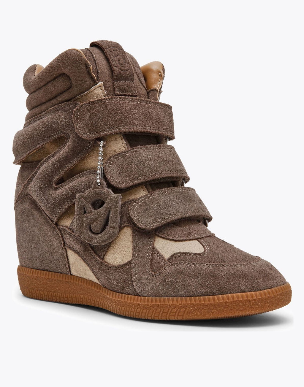 STEVE MADDEN Sneakers Mavis con Strappi Taupe Suede