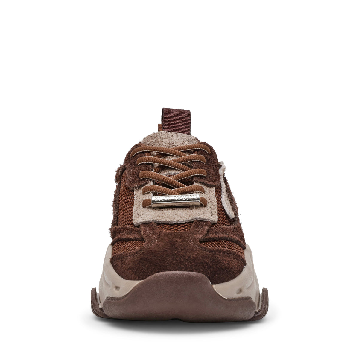 STEVE MADDEN Sneakers Possession-E con Suola Chunky Ground Coffee Suede