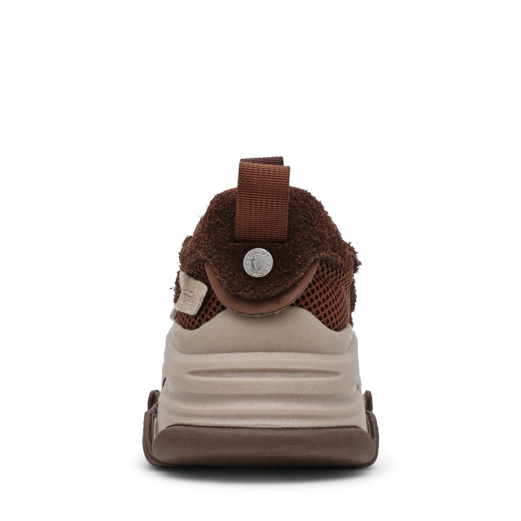 STEVE MADDEN Sneakers Possession-E con Suola Chunky Ground Coffee Suede