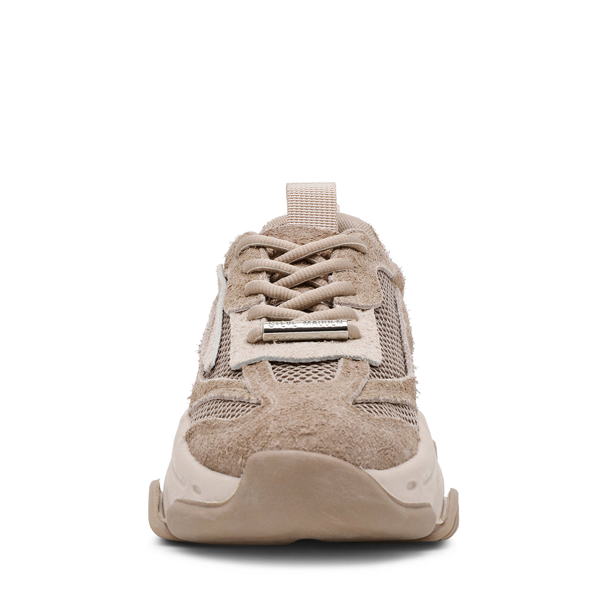 STEVE MADDEN Sneakers Possession-E con Suola Chunky Taupe/Grigio Suede