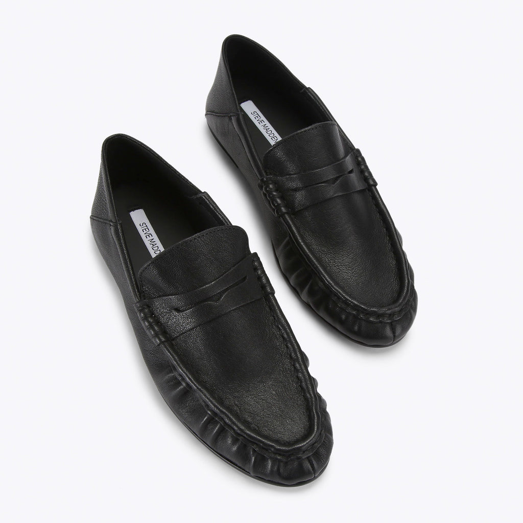 STEVE MADDEN Mocassini Roger con Mascherina Nero Pelle
