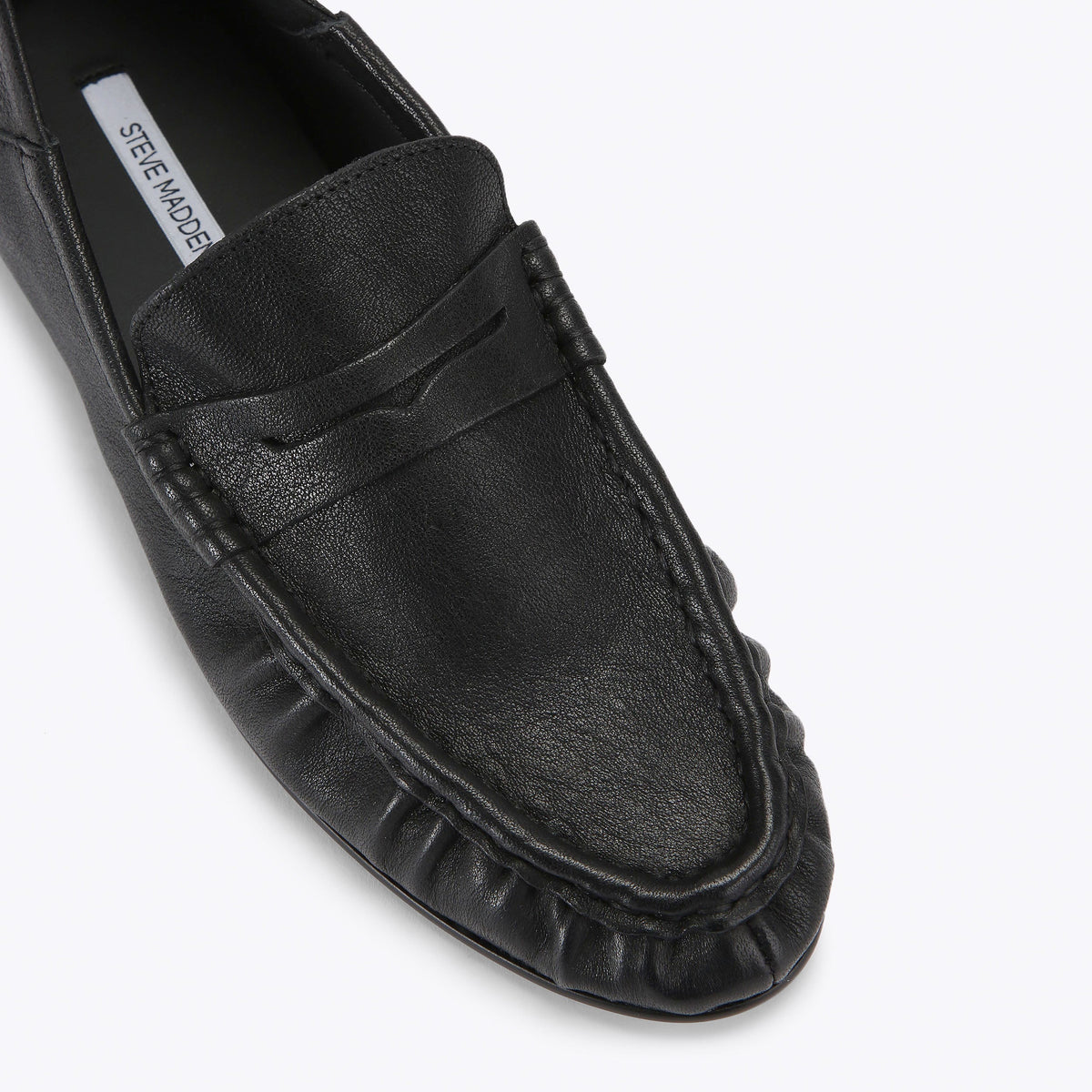 STEVE MADDEN Mocassini Roger con Mascherina Nero Pelle