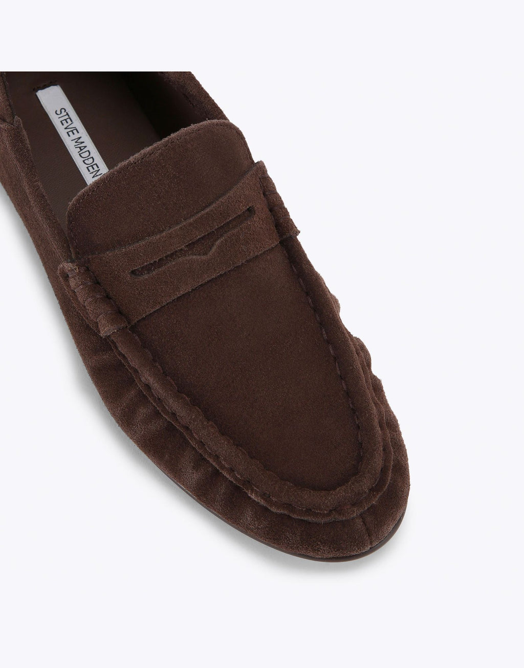 STEVE MADDEN Mocassini Roger con Mascherina Marrone Cioccolato Suede
